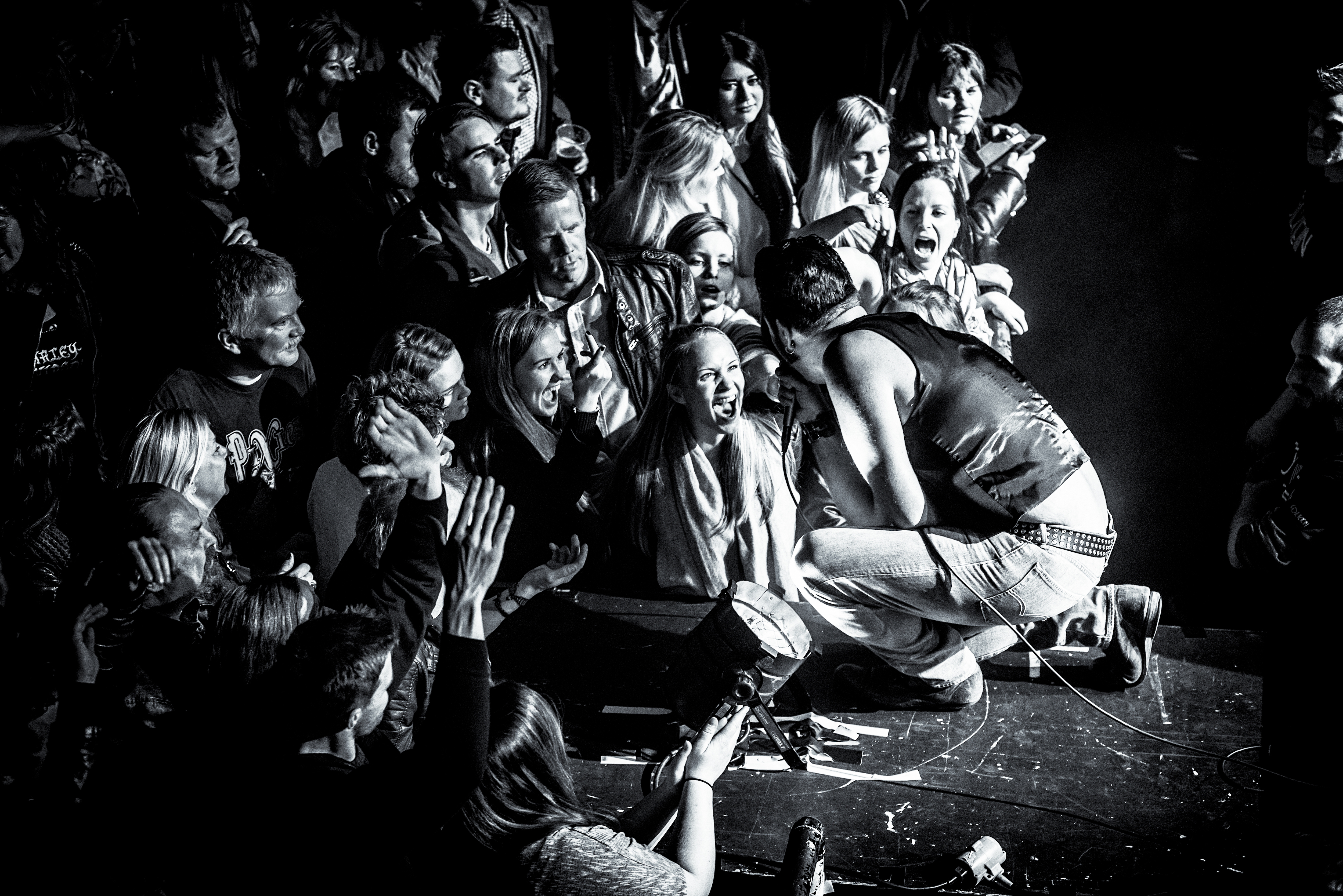 Bilde: Hvilke arrangører stikker av med de gjeveste prisene for konsertåret 2016? Her er vinneren av Årets konsertbilde 2015. Bildet er fra en konsert med Ingenting på Folken. Foto: Toffa Berg.