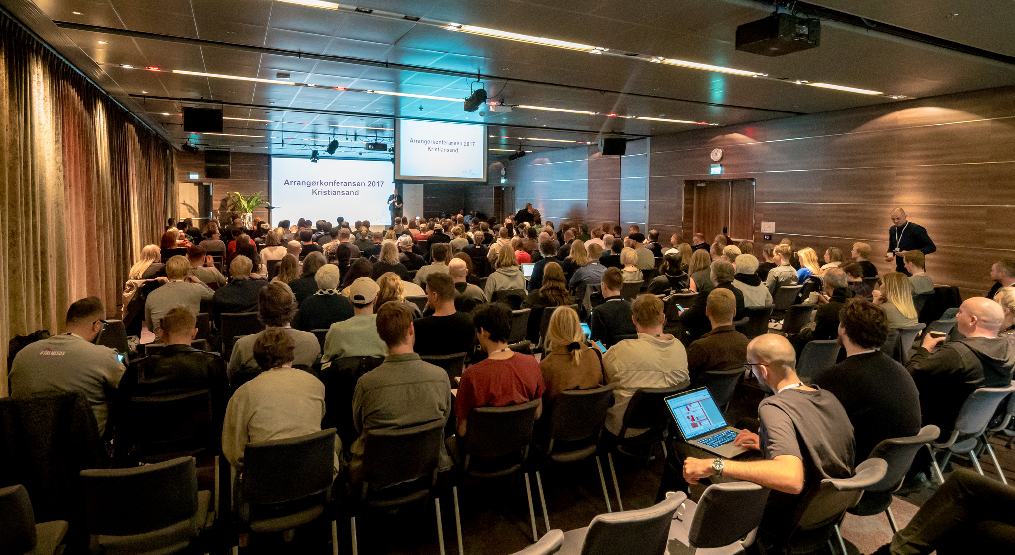 Over 250 konsertarrangører var samlet på Arrangørkonferansen i Kristiansand. Foto: Jørund F. Pedersen 