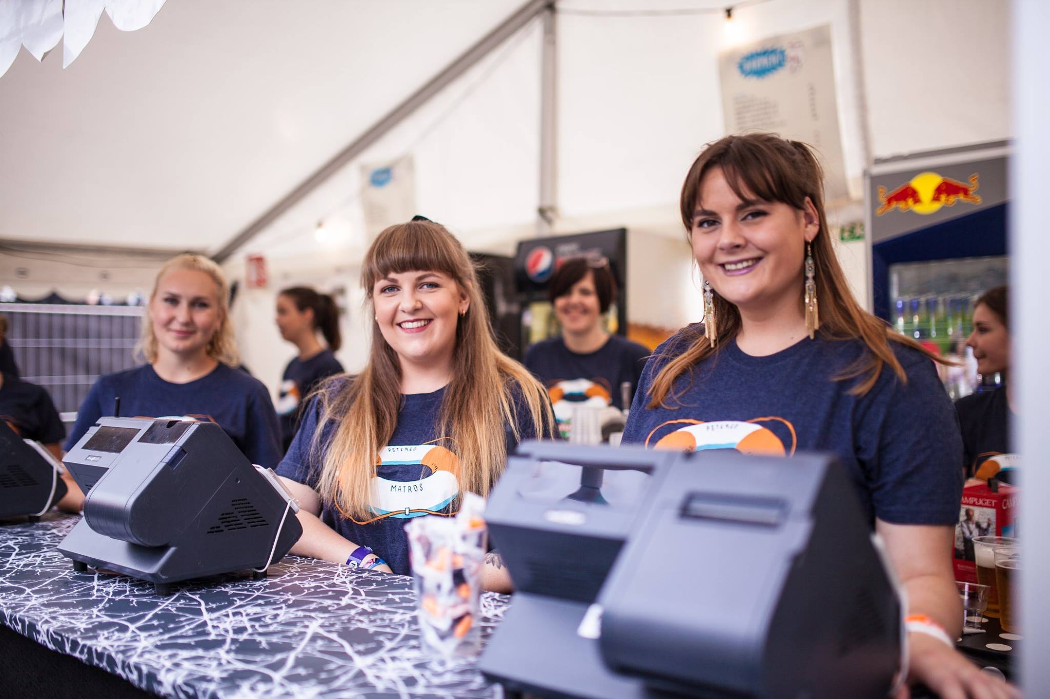 Frivillige på Pstereo i 2017 Foto: Gry Dahl 