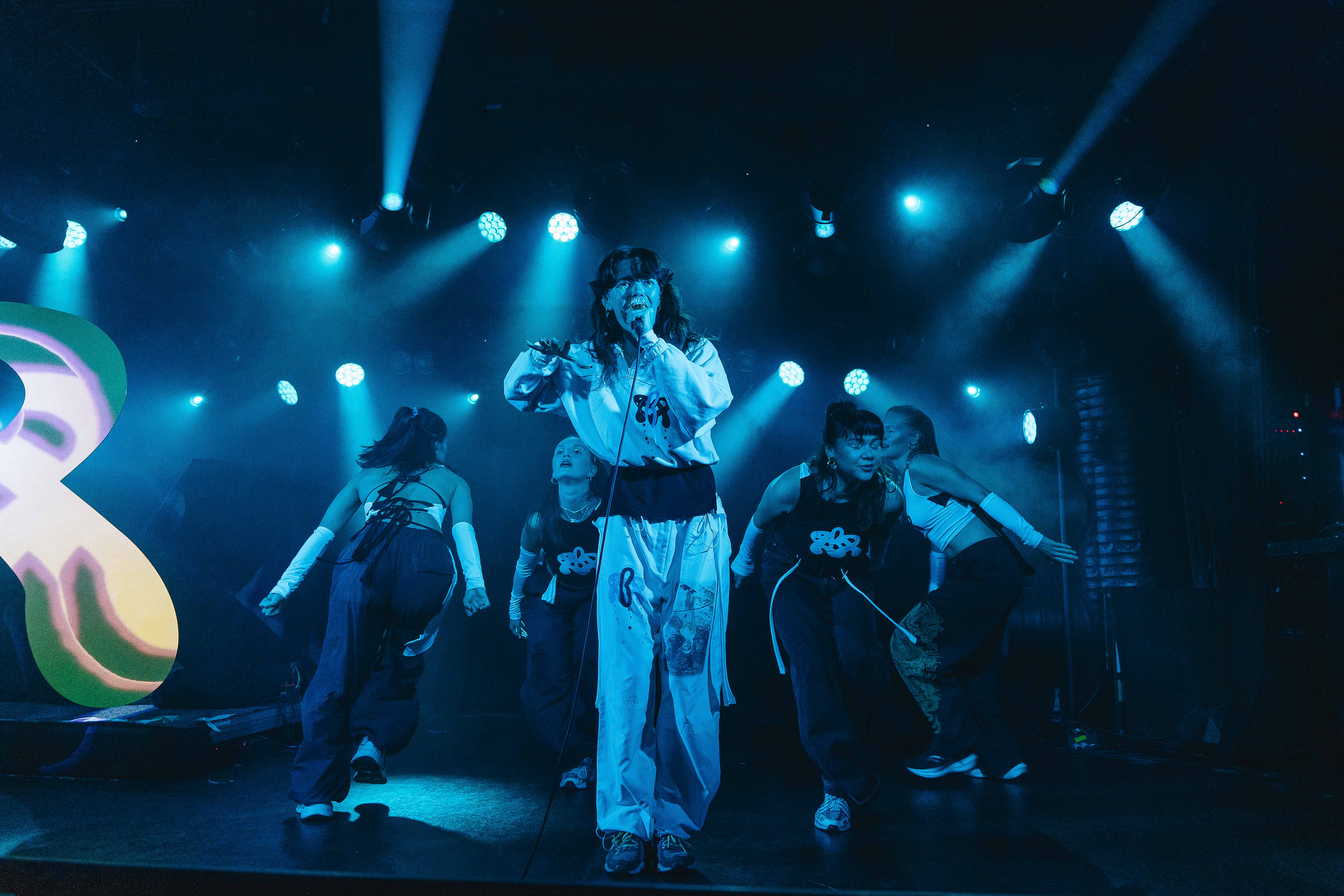 Illustrasjonsbilde fra konsert med Kristine Blir Rapper under by:Larm 2023. Foto: Thomas Kjøndal
